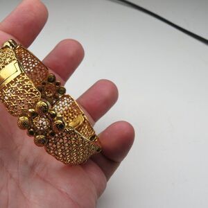 $300 24k Pated Indian Hand Made Bangle